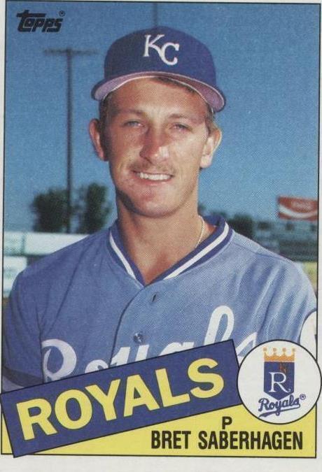 1985 Topps Bret Saberhagen (#23) NM Rookie Card, Cy Young ^GRUMPYBUCK^