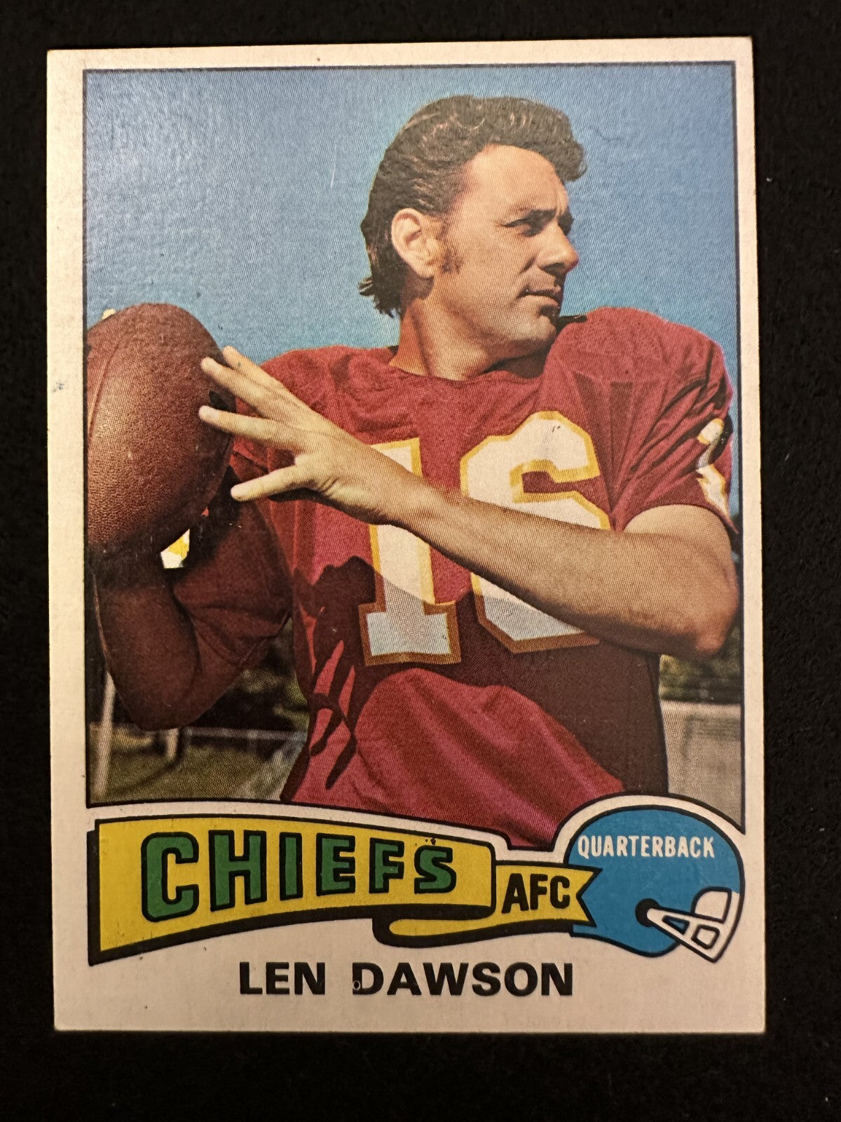 1975 Topps Len Dawson (#120) EX HOFer, SB Champ ^GRUMPYBUCK^