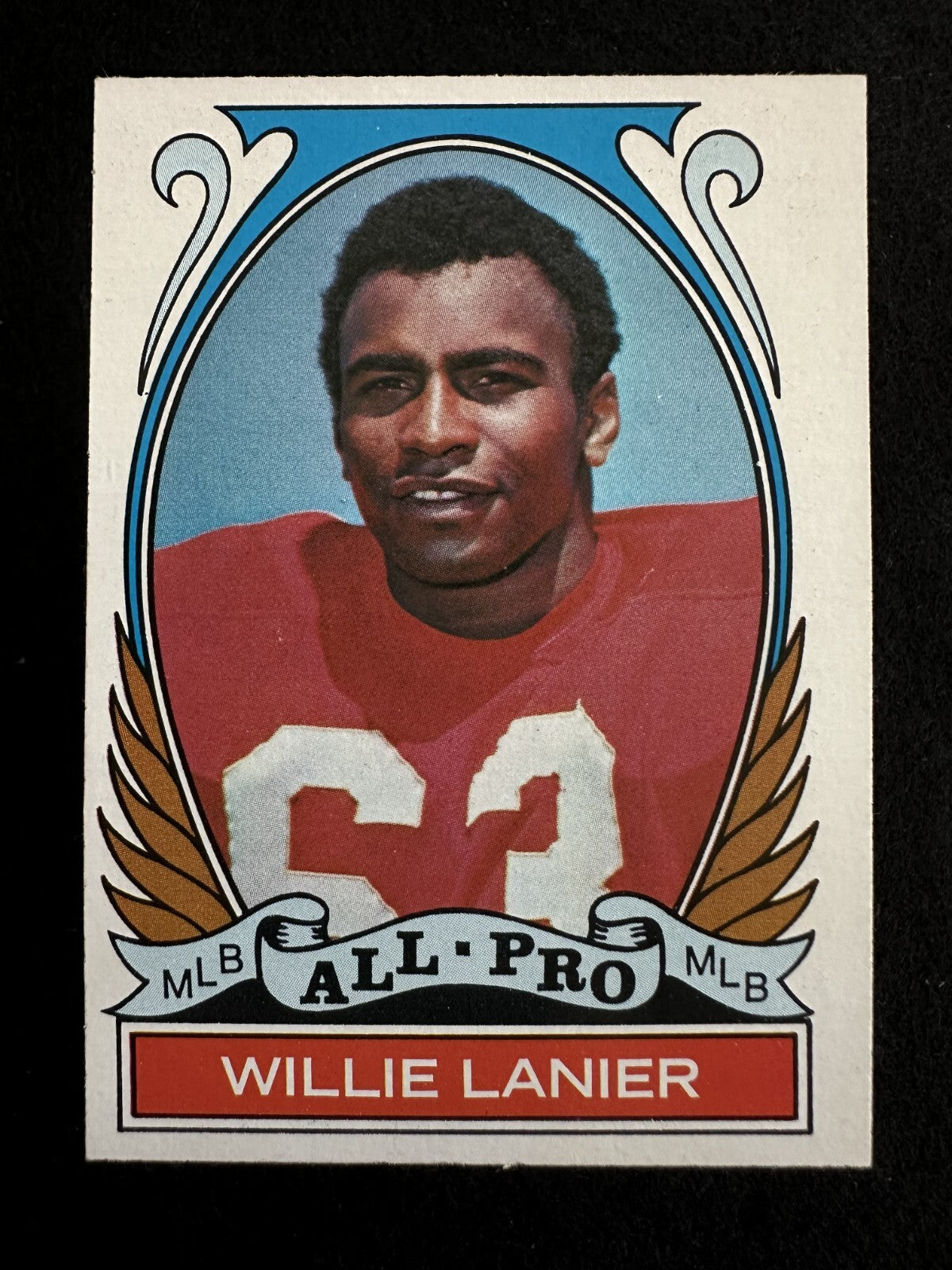 1972 Topps High Number Willie Lanier (#283) NM HOFer, Chiefs Great ^GRUMPYBUCK^