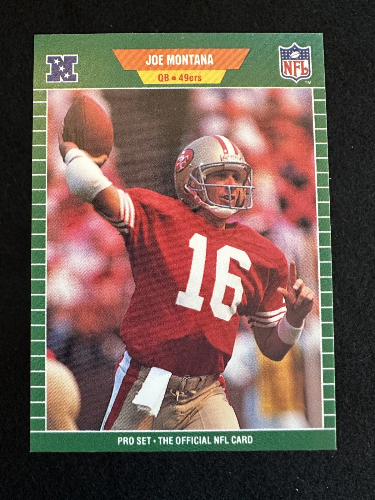 1989 Pro Set Joe Montana (#381) NM HOFer, 49ers Legend, SB Champ ^GRUMPYBUCK^