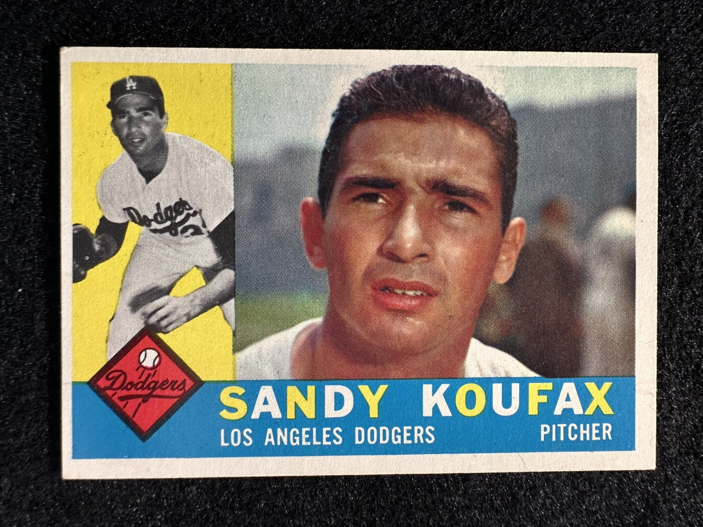 1960 Topps Sandy Koufax (#343) EX HOFer, Dodgers Ace ^GRUMPYBUCK^