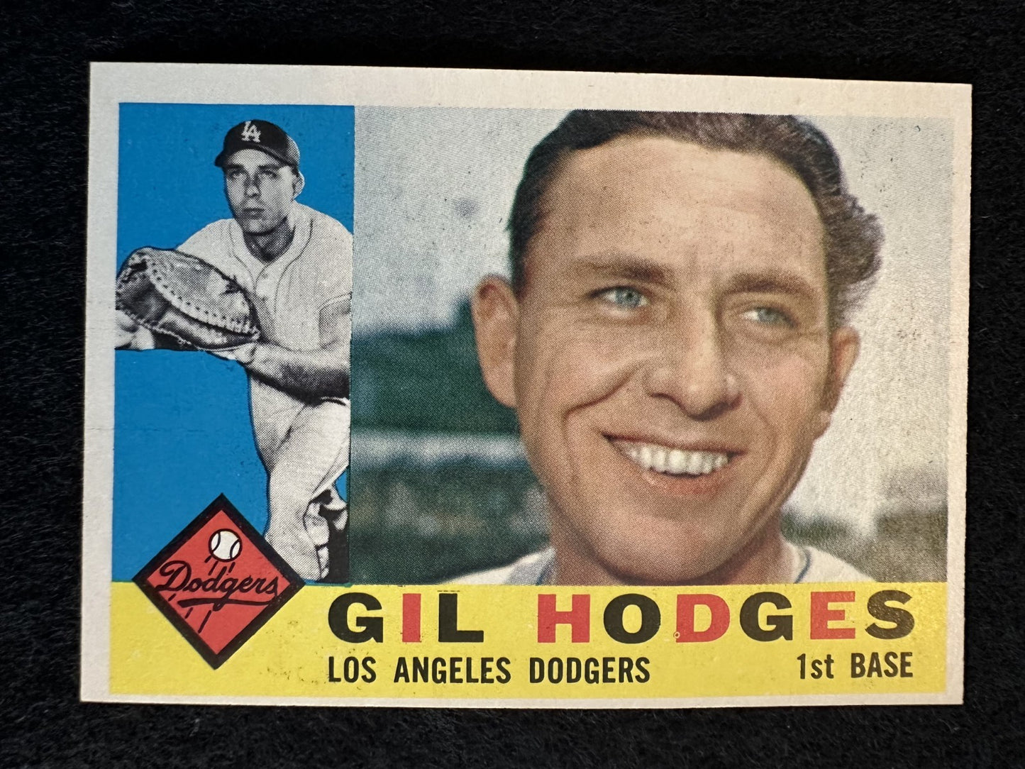 1960 Topps Gil Hodges (#295) EX HOFer, Dodgers Great ^GRUMPYBUCK^