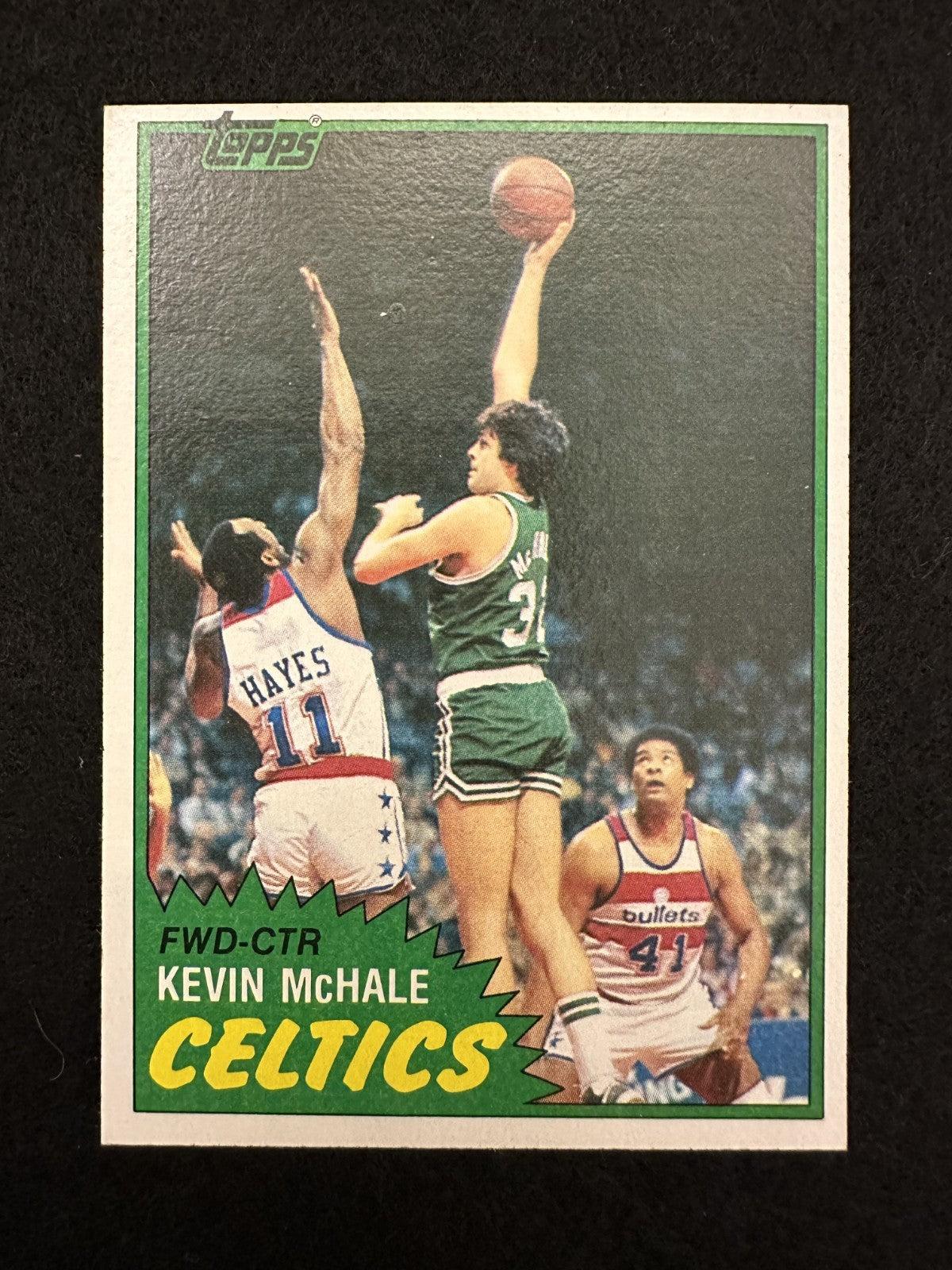 1981–82 Topps Kevin McHale (#75E) EX Rookie Card, HOFer ^GRUMPYBUCK^