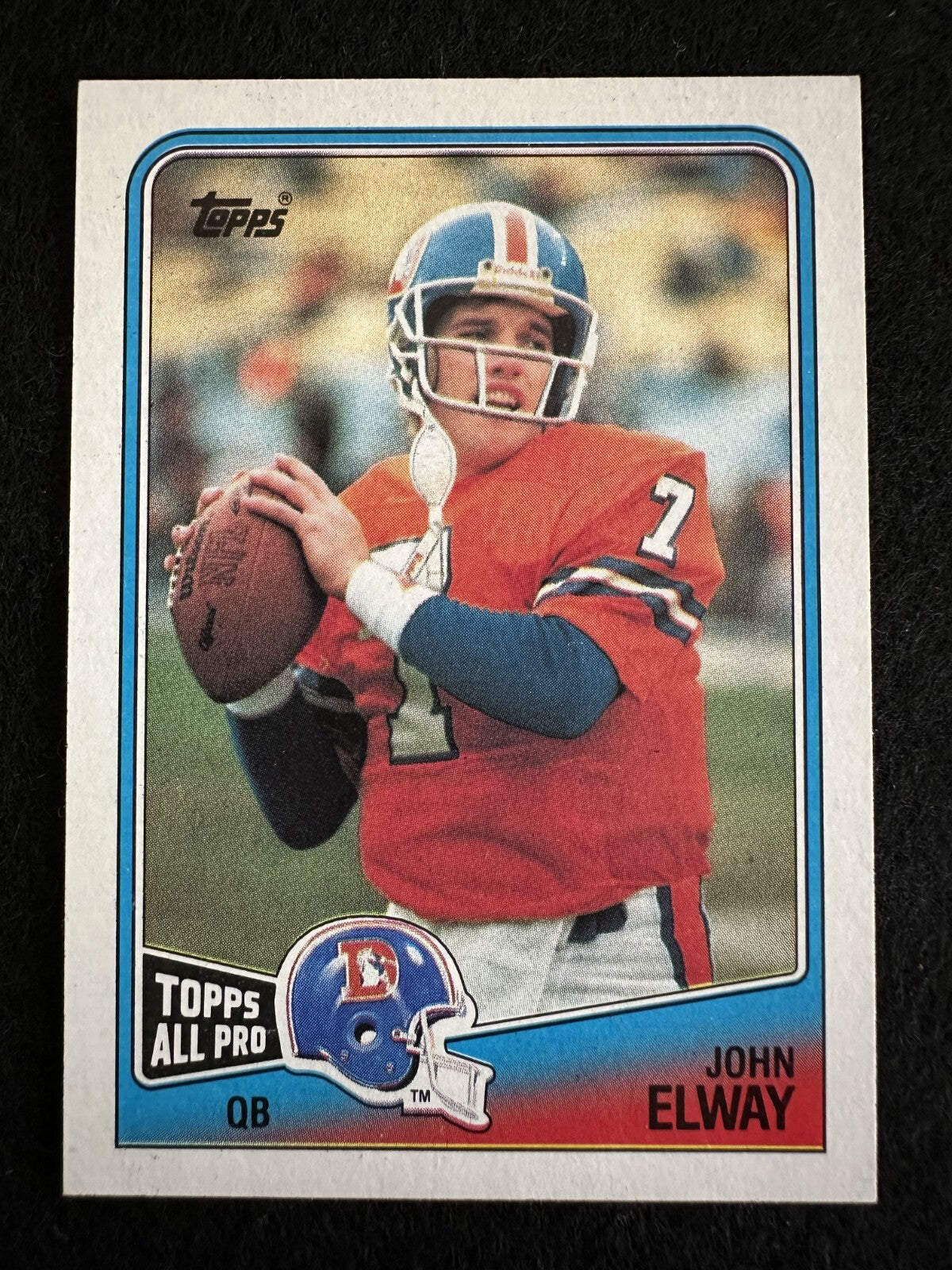 1988 Topps John Elway (#23) NM HOFer, Broncos QB Great ^GRUMPYBUCK^