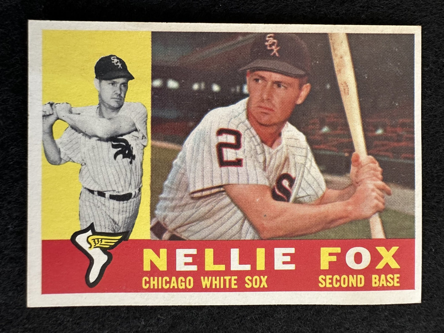 1960 Topps Nellie Fox (#100) EX HOFer, White Sox Legend ^GRUMPYBUCK^