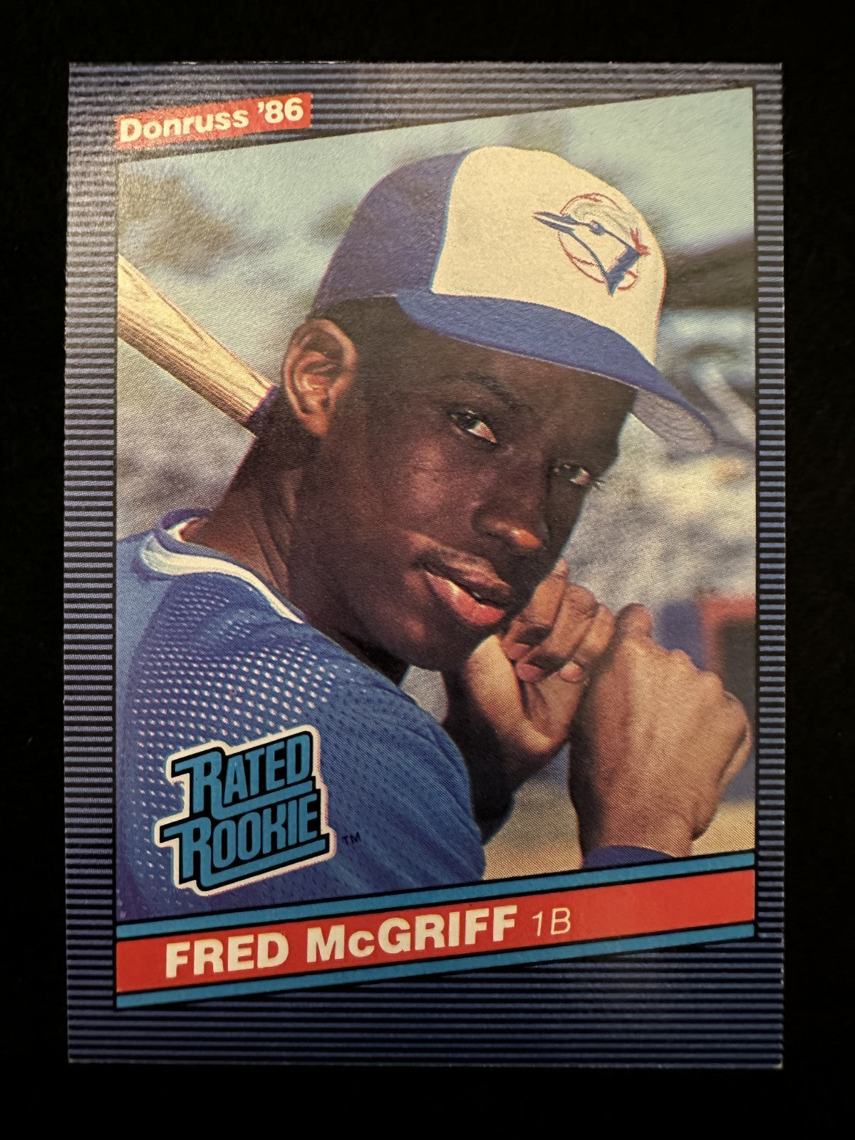 1986 Donruss Fred McGriff (#28) NM Rookie Card, HOFer, Slugger ^GRUMPYBUCK^