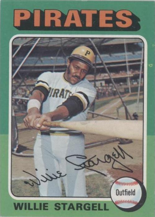 1975 Topps Willie Stargell (#100) NM HOFer, WS Champ, Pirates Great ^GRUMPYBUCK^