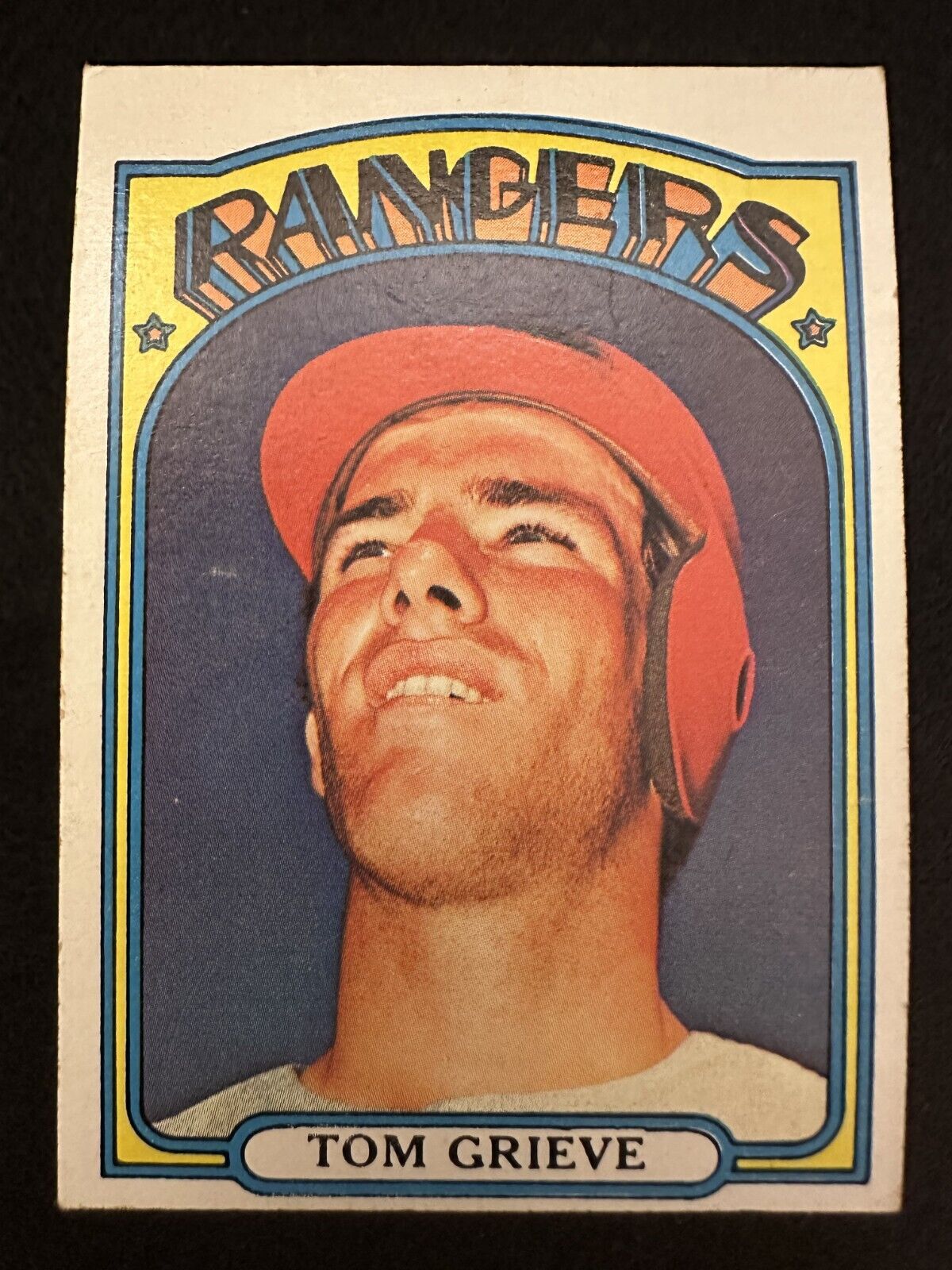 1972 Topps Tom Grieve (#609) NM Mr. Texas Ranger ^GRUMPYBUCK^
