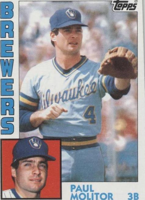 1984 Topps Paul Molitor (#60) NM HOFer, 3K Hits, WS Champ ^GRUMPYBUCK^