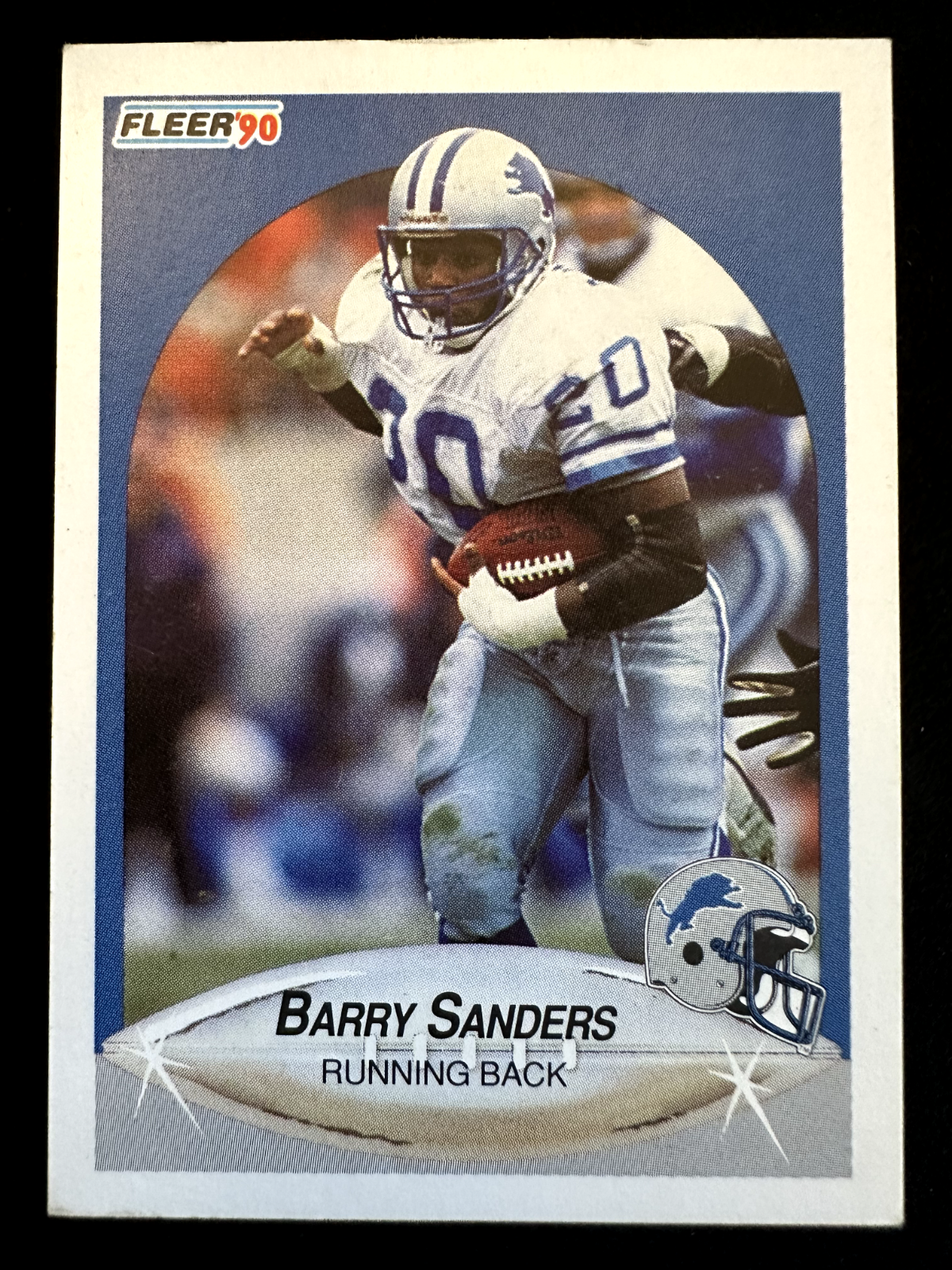 1990 Fleer Barry Sanders (#284) EX HOFer, Heisman Winner ^GRUMPYBUCK^