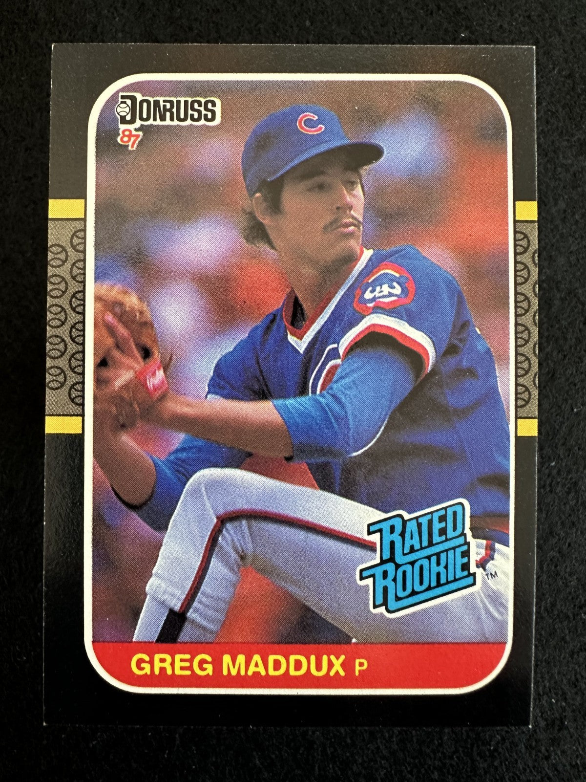 1987 Donruss Greg Maddux (#36) NM Rookie Card, HOFer ^GRUMPYBUCK^