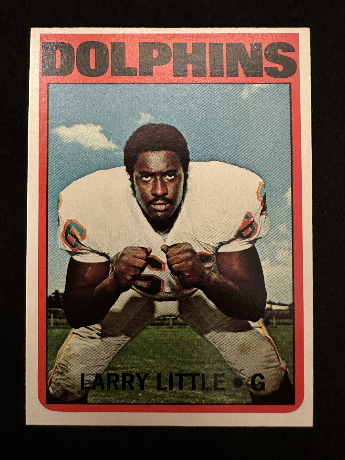 1972 Topps Larry Little (#240) NM Rookie Card, HOFer, Dolphin Great ^GRUMPYBUCK^