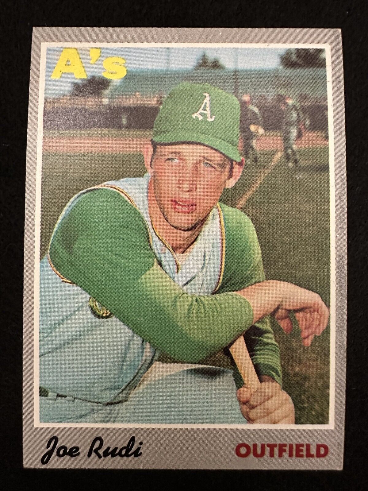 1970 Topps Joe Rudi (#102) EX WS Champ, GG, All-Star ^GRUMPYBUCK^