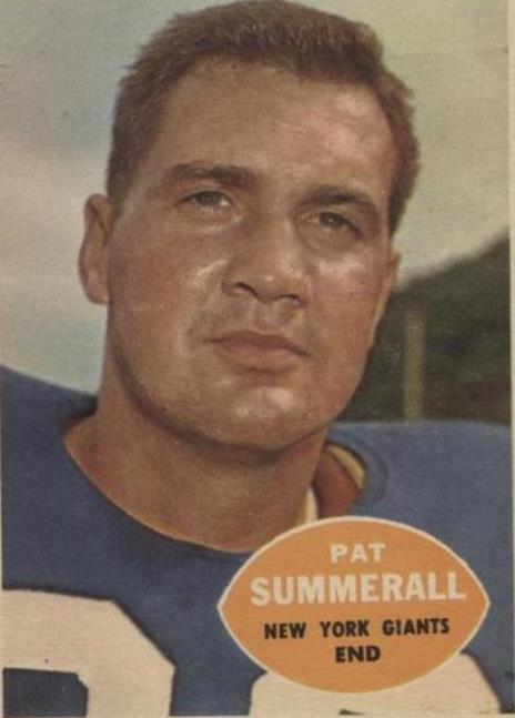 1960 Topps Pat Summerall (#77) EX NFL Champ, Broadcasting Great ^GRUMPYBUCK^