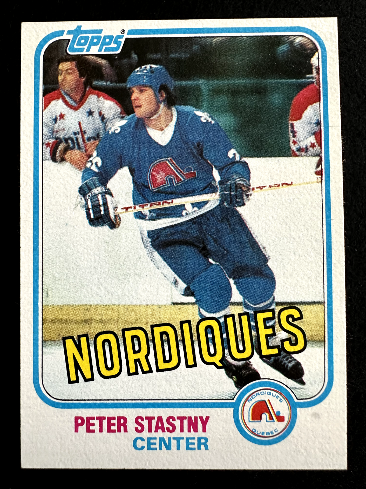 1981–82 Topps Peter Stastny (#39) NM HOFer, Rookie Card, Nordiques ^GRUMPYBUCK^