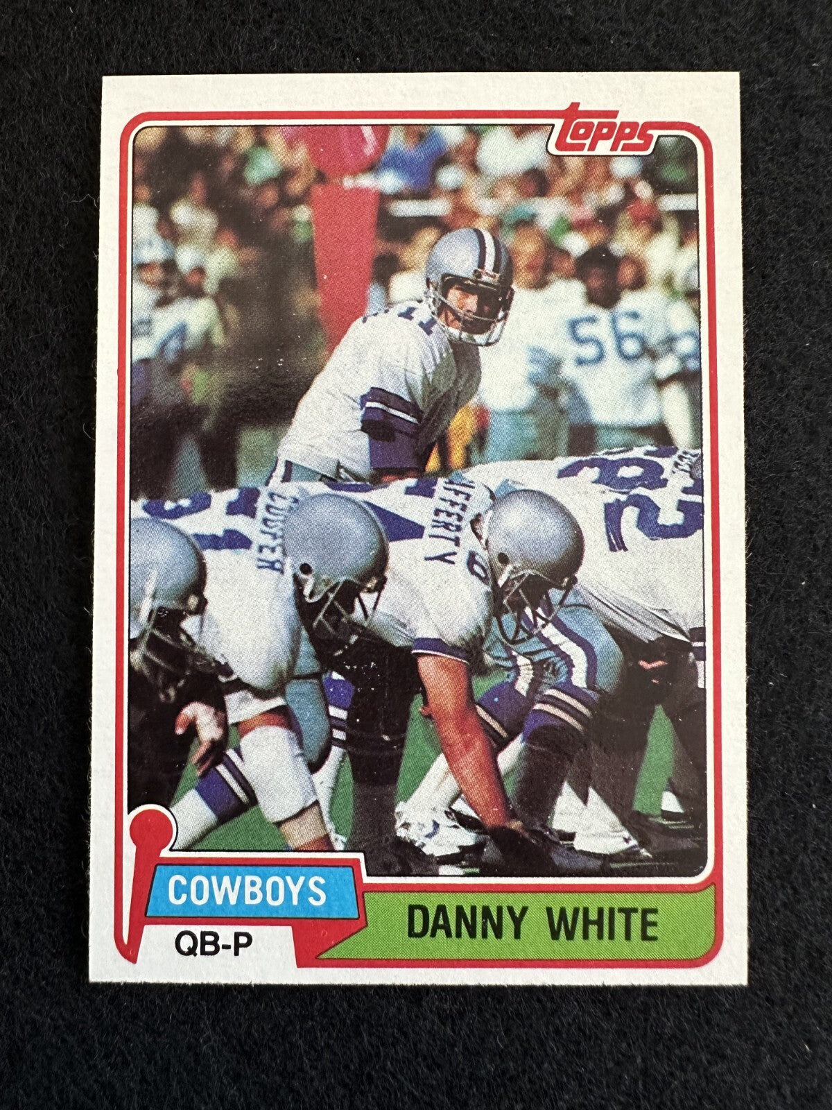 1981 Topps Danny White (#300) MINT Cowboys QB & Punter ^GRUMPYBUCK^
