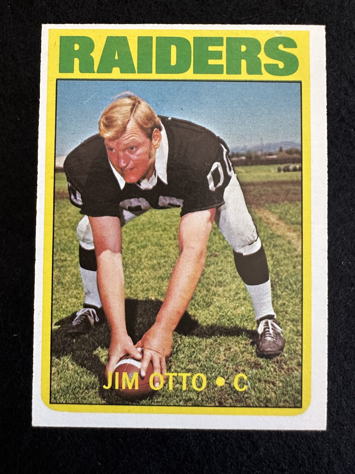 1972 Topps Jim Otto (#86) NM HOFer, Raiders Ironman ^GRUMPYBUCK^