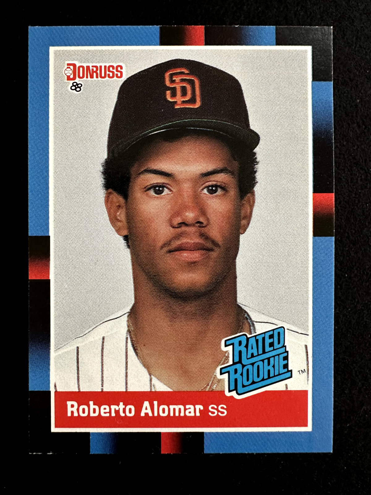 1988 Donruss Roberto Alomar (#34) NM HOFer, Rookie Card ^GRUMPYBUCK^