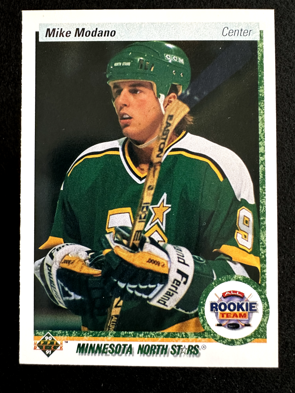 1990–91 Upper Deck Mike Modano (#346) NM HOFer, Rookie Card ^GRUMPYBUCK^