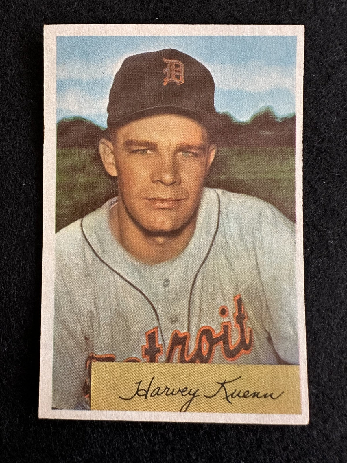 1954 Bowman Harvey Kuenn (#23) EX Rookie Card, AL ROY ^GRUMPYBUCK^