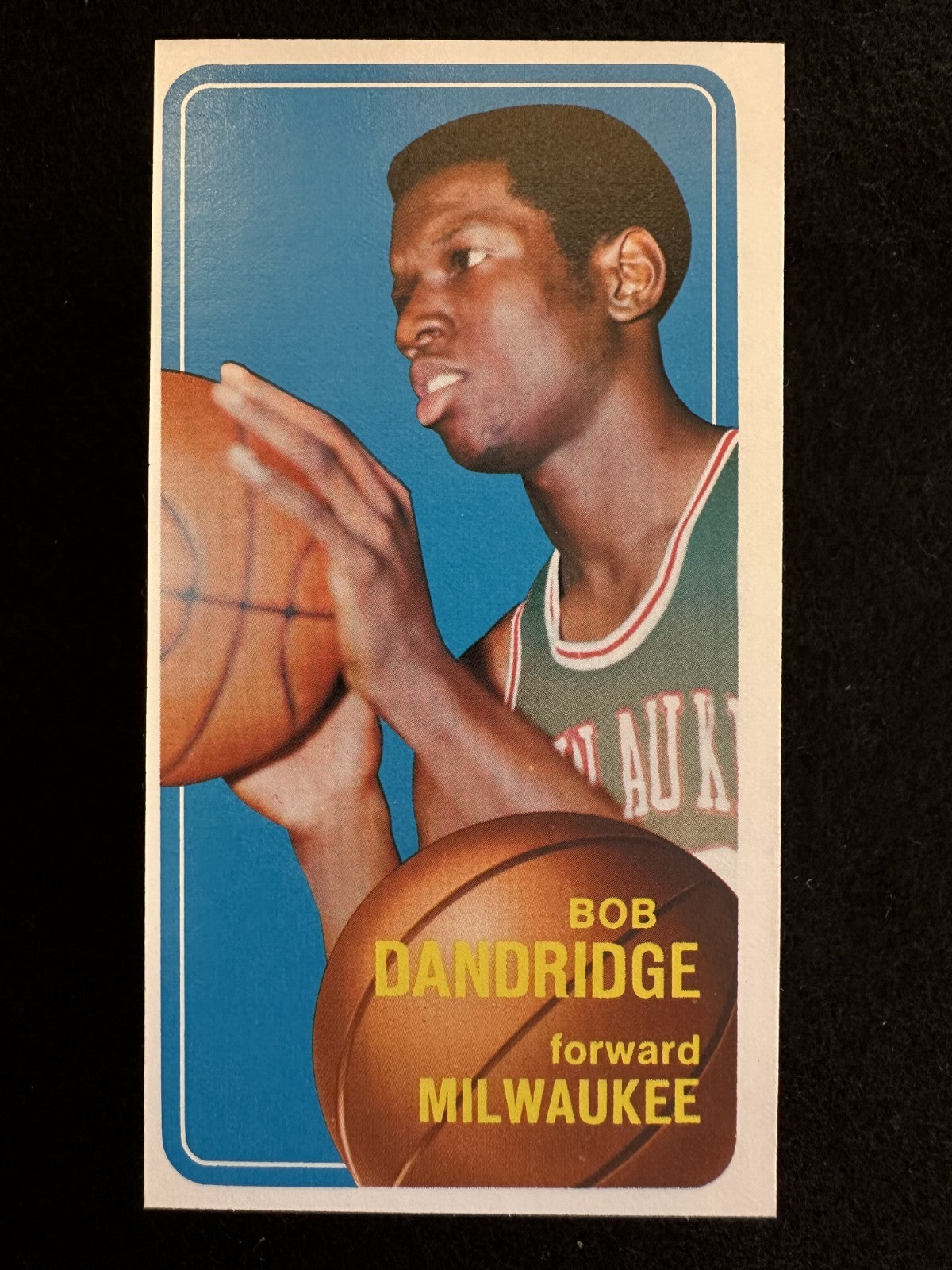 1970–71 Topps Bob Dandridge (#63) NM Rookie Card, HOFer, Bucks Great ^GRUMPYBUCK