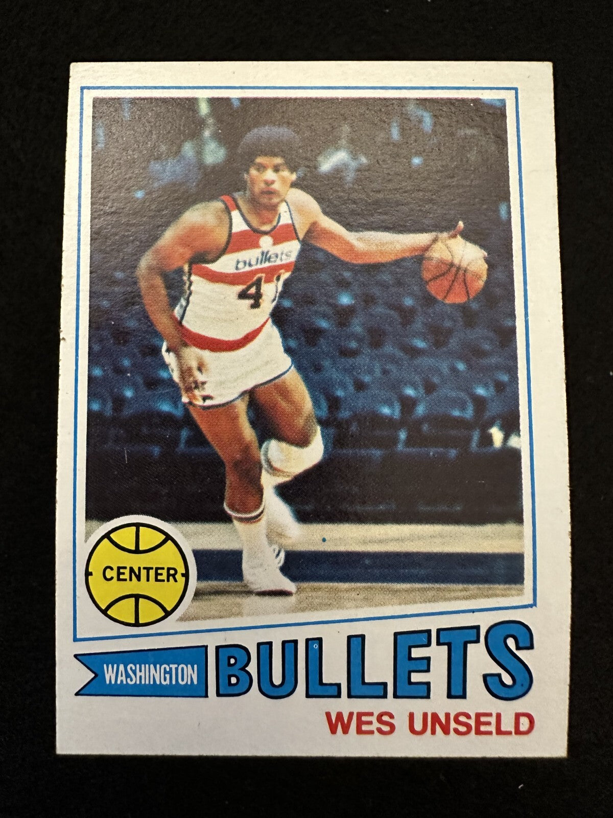 1977–78 Topps Wes Unseld (#75) EX HOFer, NBA Champ, Bullets Great ^GRUMPYBUCK^