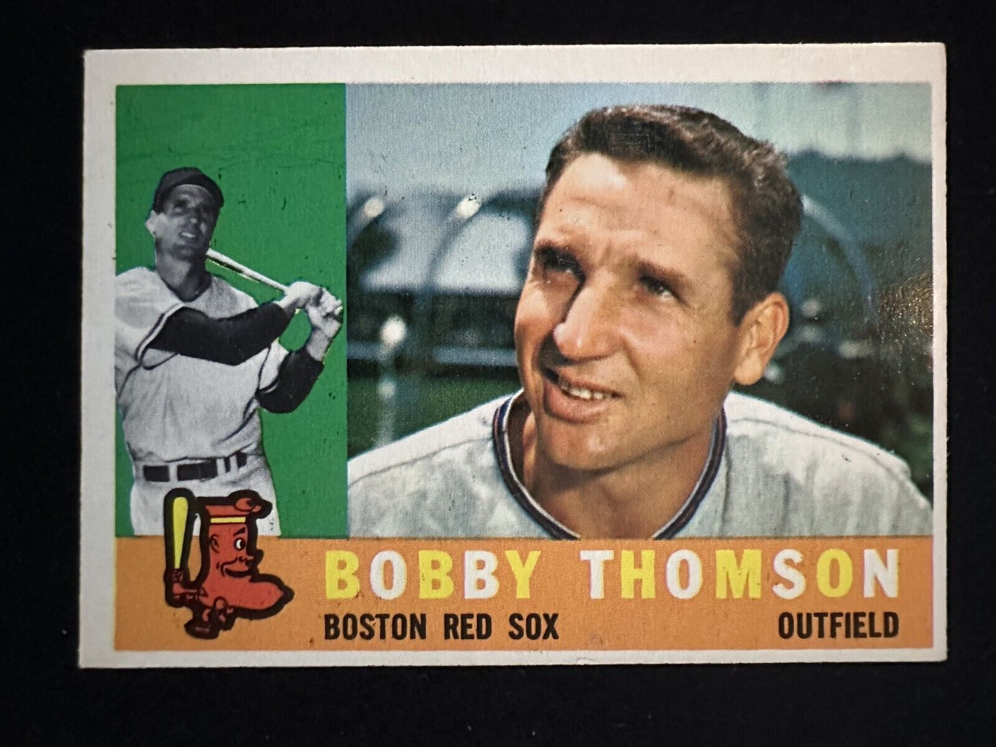 1960 Topps Bobby Thomson (#153) NM Giants Hero, All-Star ^GRUMPYBUCK^