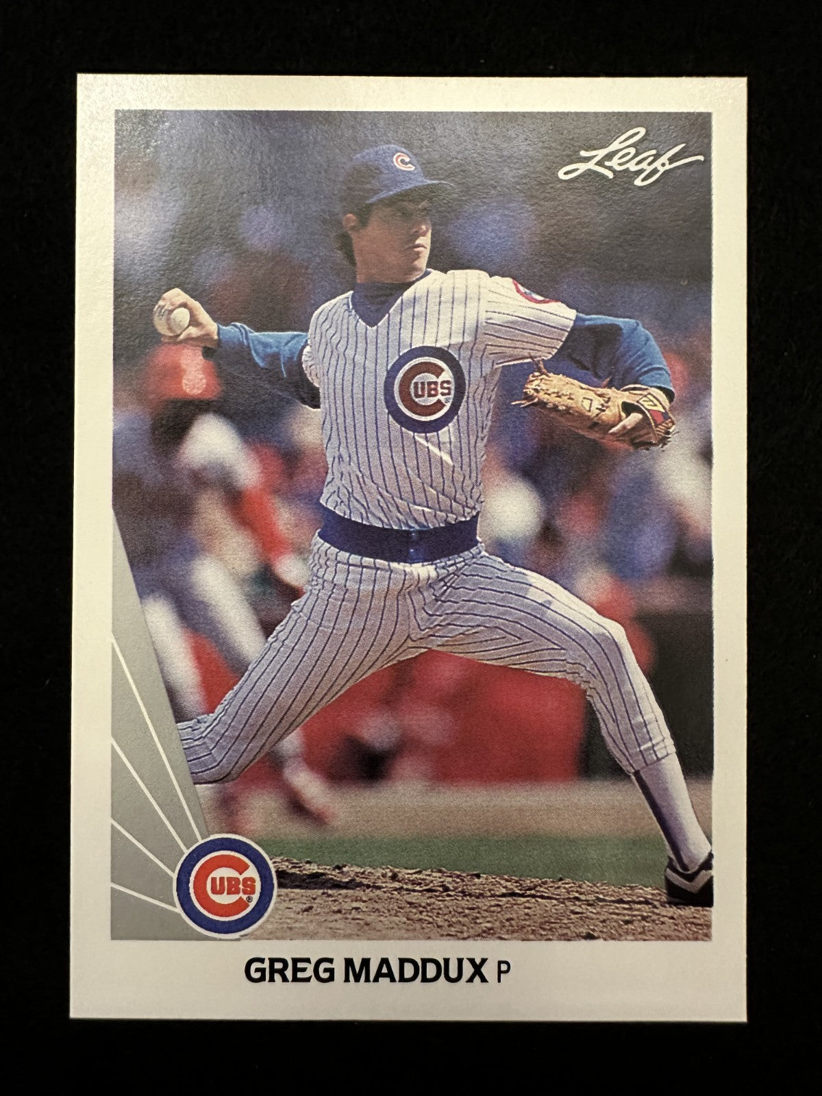 1990 Leaf Greg Maddux (#25) NM HOFer, Early Cubs Era ^GRUMPYBUCK^