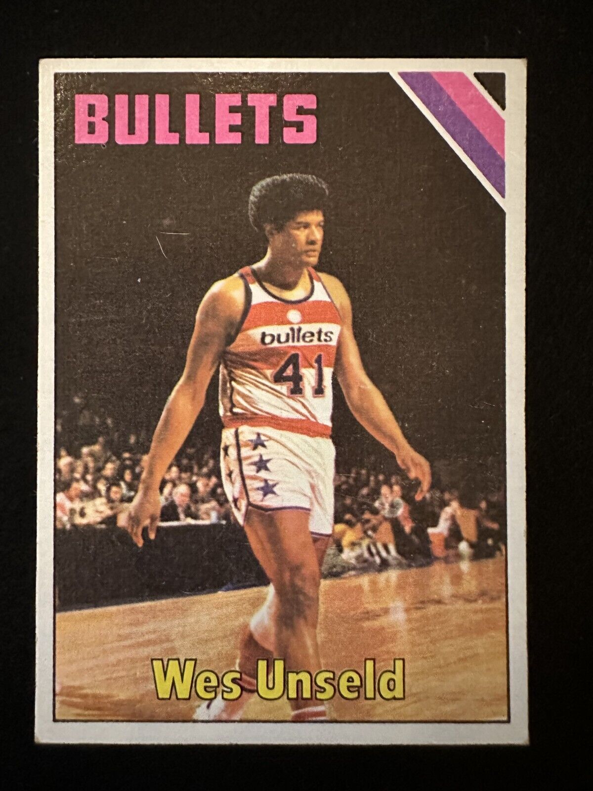 1975–76 Topps Wes Unseld (#115) EX HOFer, Bullets Great ^GRUMPYBUCK^