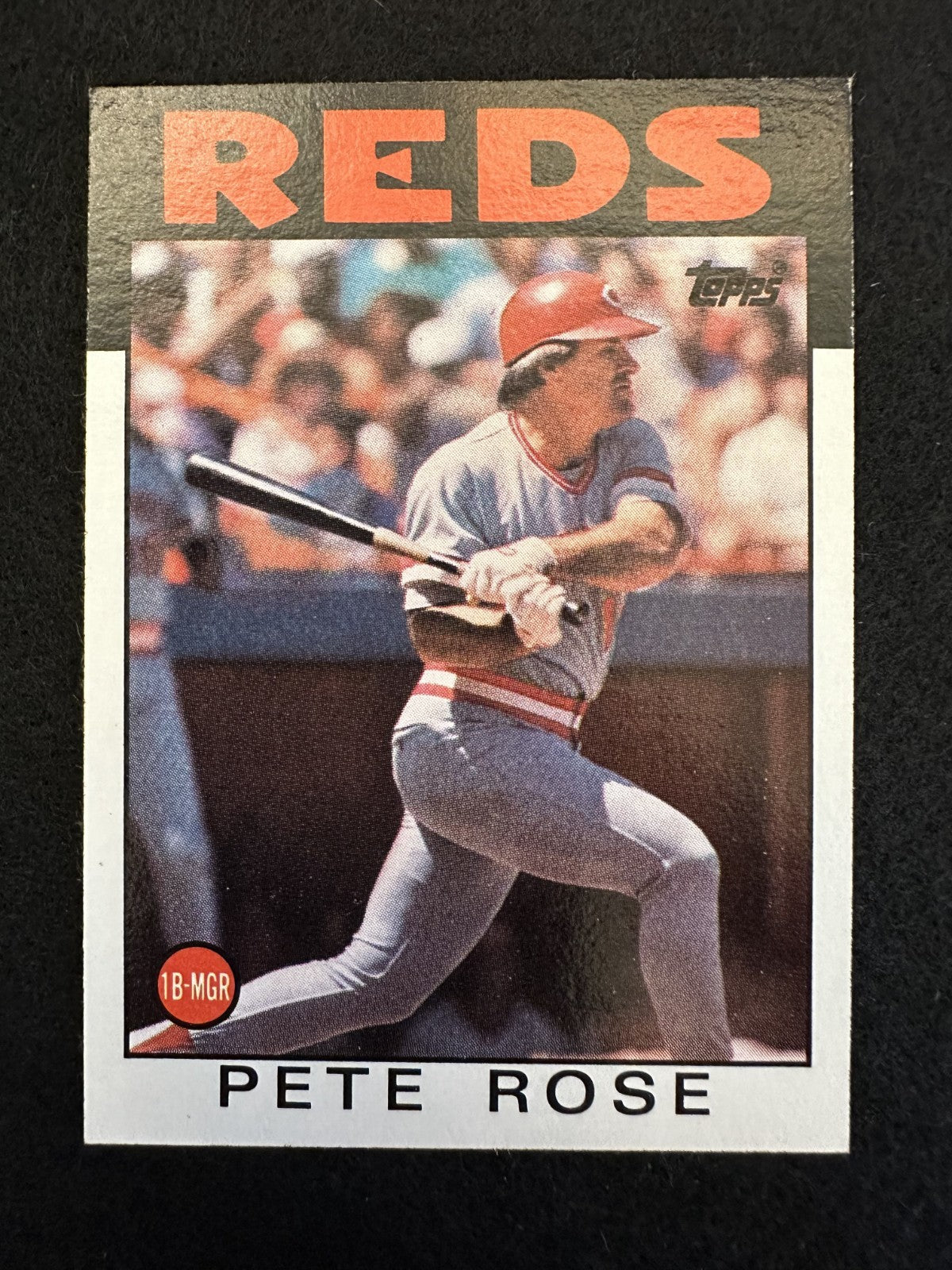 1986 Topps Pete Rose (#1) NM Hit King, Reds Legend ^GRUMPYBUCK^