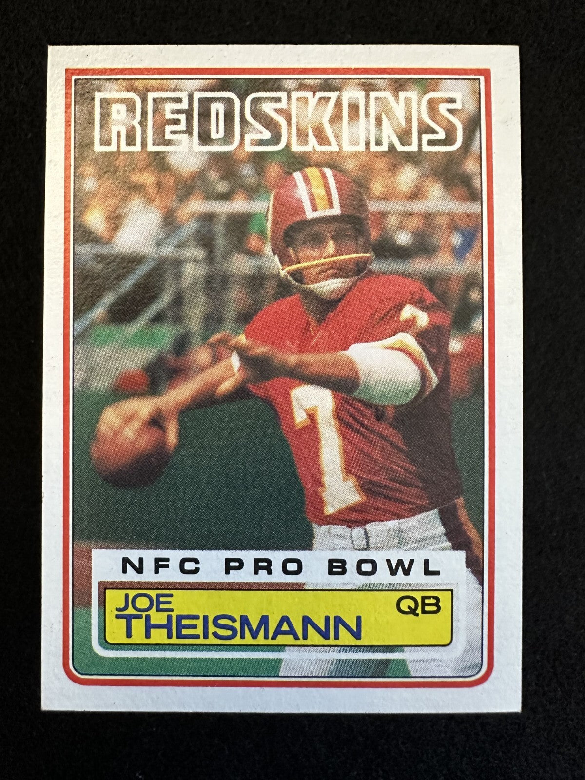 1983 Topps Joe Theismann (#199) NM MVP, Super Bowl Champ ^GRUMPYBUCK^