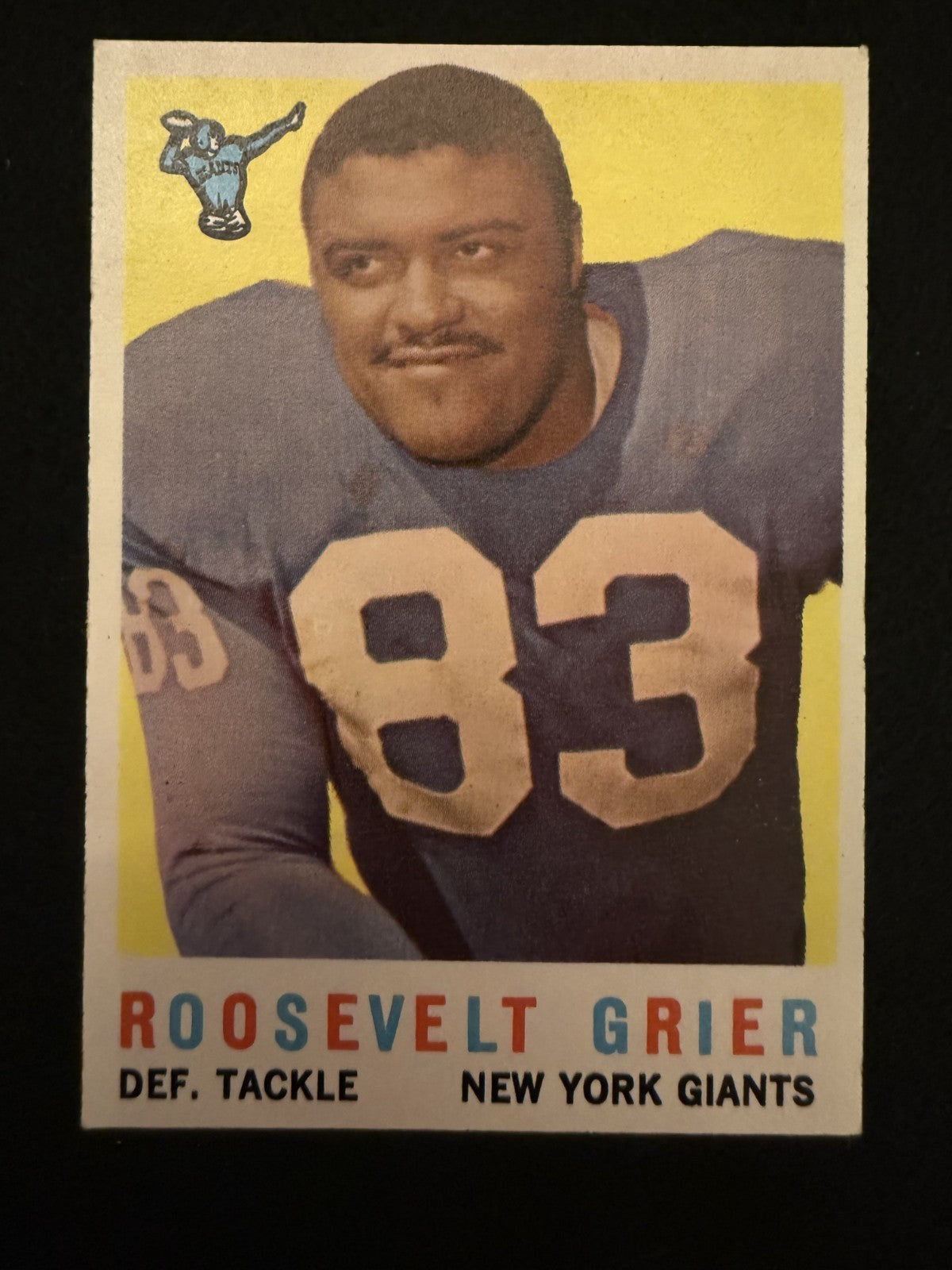 1959 Topps Rosey Grier (#29) EX Fearsome Tackle, Giants Legend ^GRUMPYBUCK^
