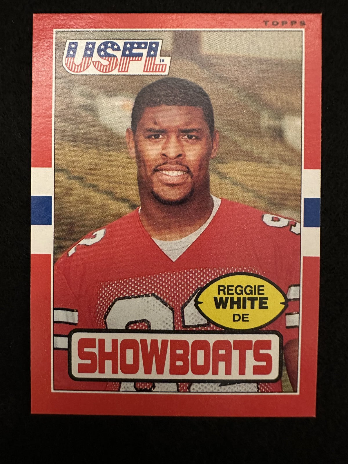 1985 Topps USFL Reggie White (#75) MT HOFer, Rookie Card ^GRUMPYBUCK^