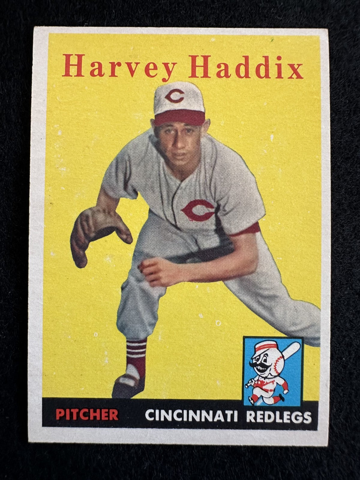 1958 Topps Harvey Haddix (#118) EX Threw 12 Perfect Innings ^GRUMPYBUCK^
