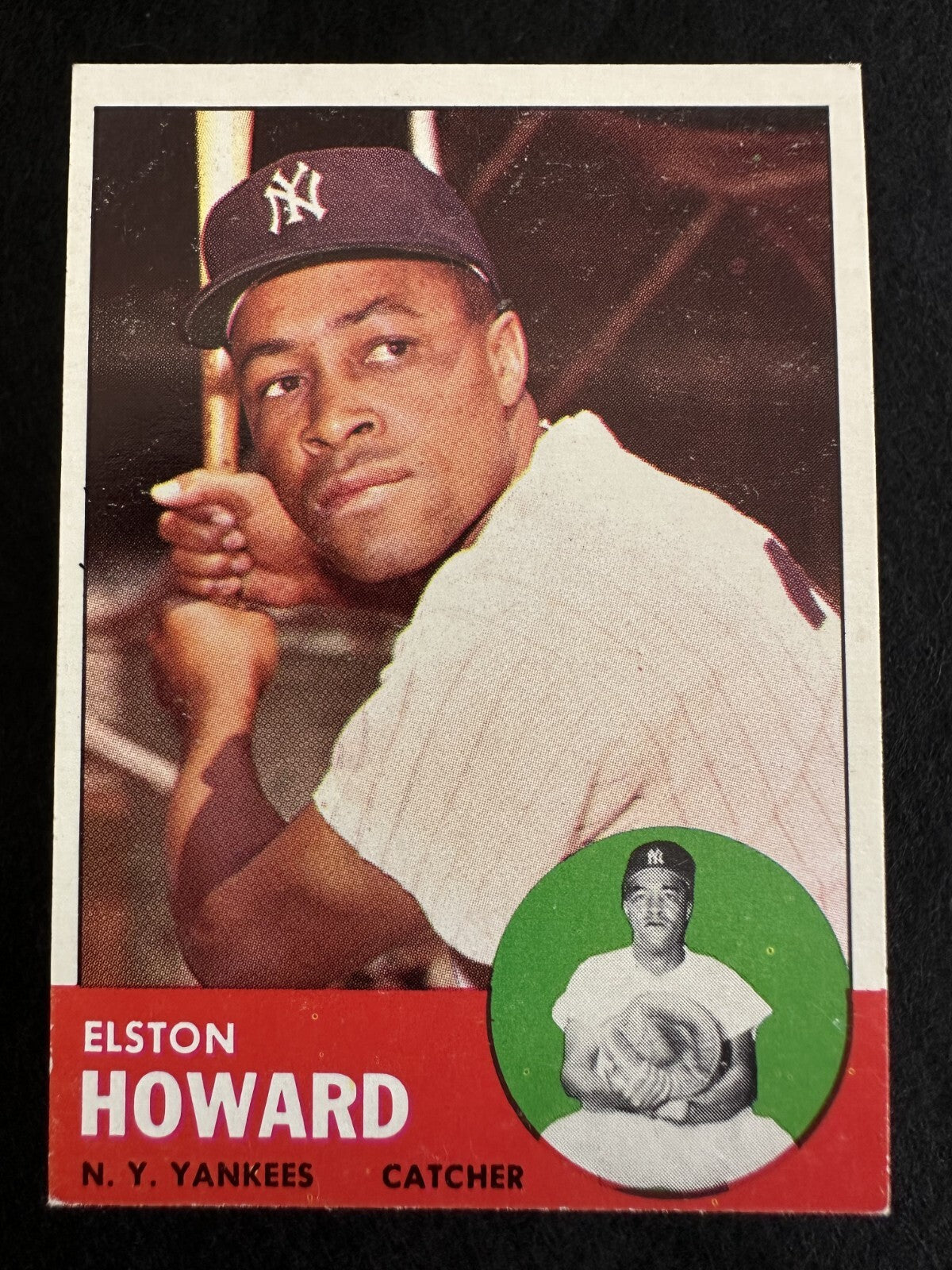 1963 Topps Elston Howard (#60) EX Yankees Great, MVP ^GRUMPYBUCK^