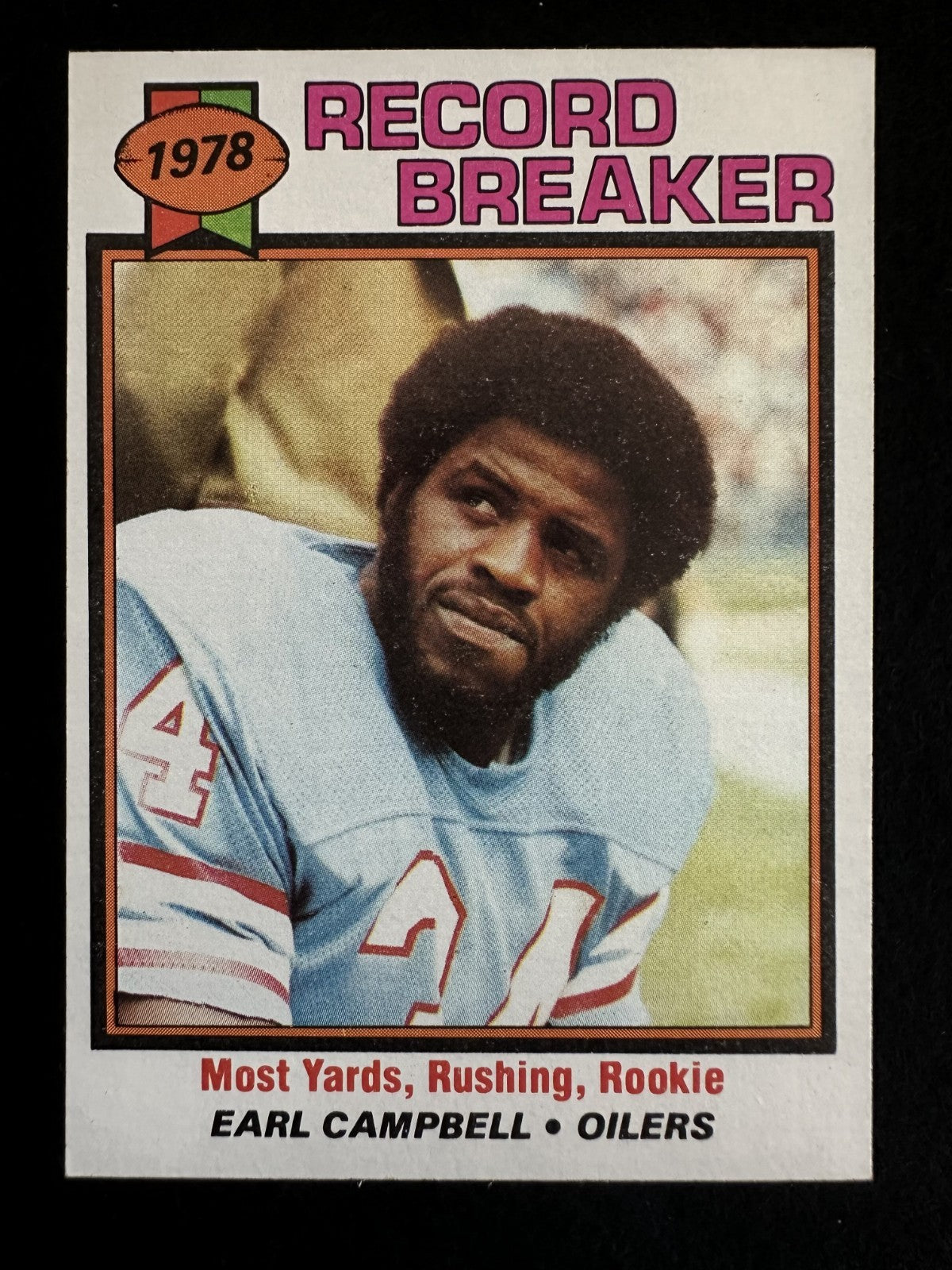 1979 Topps Earl Campbell (#331) NM Rookie Card, HOFer, Oilers Great ^GRUMPYBUCK^