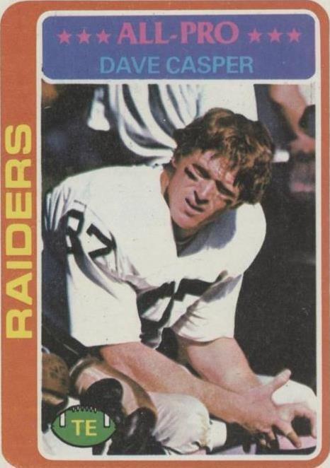 1978 Topps Dave Casper (#50) NM HOFer, SB Champ ^GRUMPYBUCK^