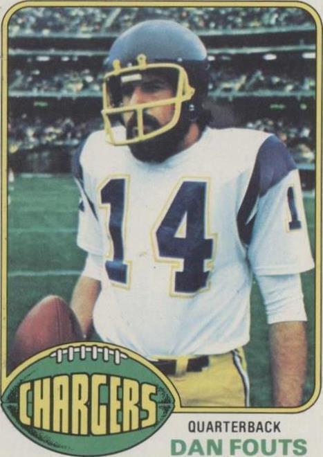 1976 Topps Dan Fouts (#128) EX HOFer, Chargers Great ^GRUMPYBUCK^