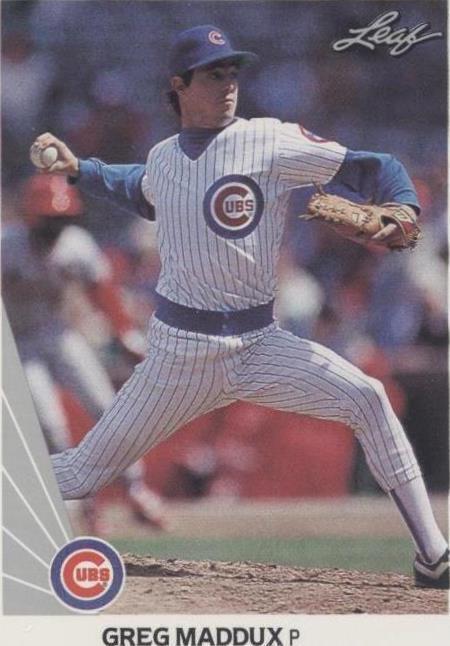 1990 Leaf Greg Maddux (#25) NM HOFer, Early Cubs Era ^GRUMPYBUCK^