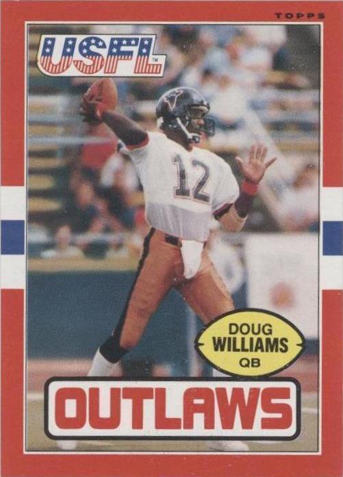1985 Topps USFL Doug Williams (#8) NM SB Champ, Bucs & USFL Star ^GRUMPYBUCK^