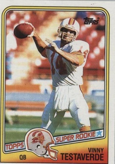 1988 Topps Vinny Testaverde (#352) EX Rookie Card, 1st Overall Pick ^GRUMPYBUCK^