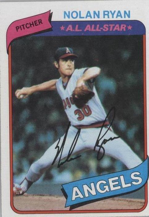 1980 Topps Nolan Ryan (#580) EX HOFer, Angels Fireballer ^GRUMPYBUCK^