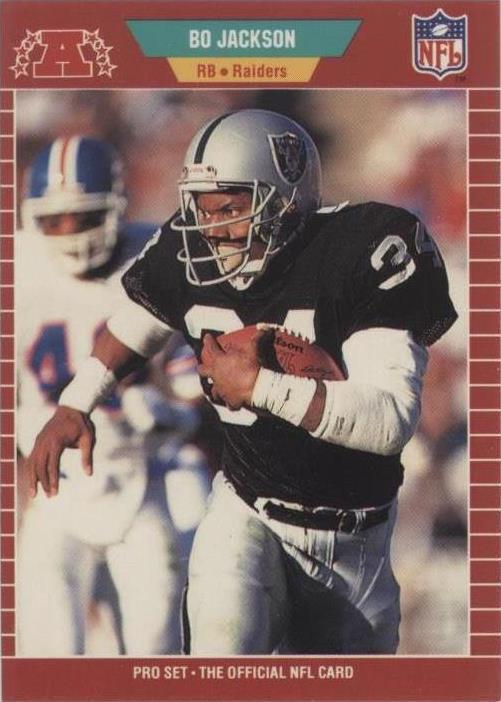 1989 Pro Set Bo Jackson (#185) NM Heisman Winner, 2-Sport Star ^GRUMPYBUCK^