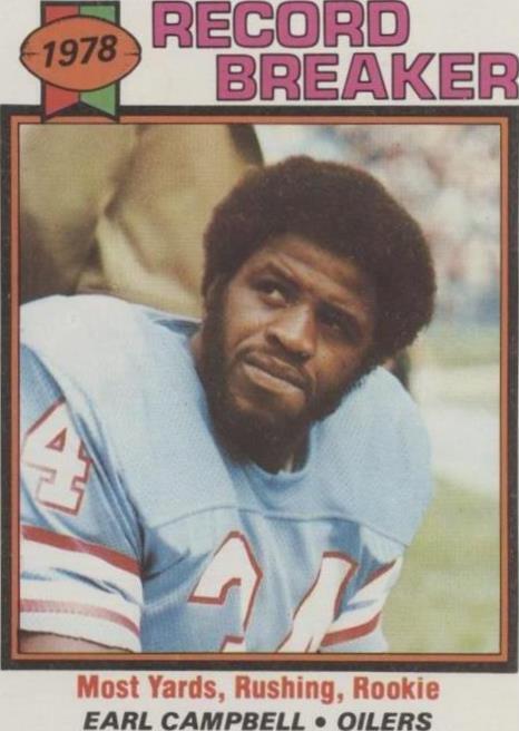 1979 Topps Earl Campbell (#331) NM Rookie Card, HOFer, Oilers Great ^GRUMPYBUCK^
