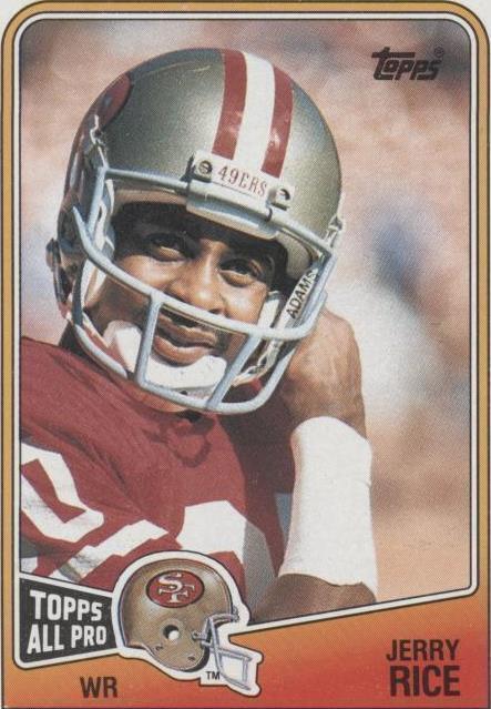 1988 Topps Jerry Rice (#43) MT Perfect Corners/Centering, HOFer ^GRUMPYBUCK^