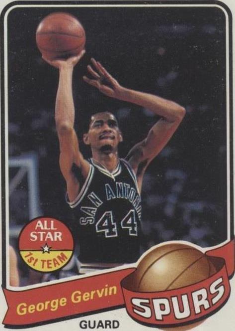 1979–80 Topps Geroge Gervin (#1) NM HOFer, Scoring Machine ^GRUMPYBUCK^