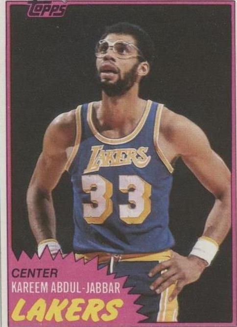 1981–82 Topps Kareem Abdul-Jabbar (#20) NM HOFer, Lakers Legend ^GRUMPYBUCK^