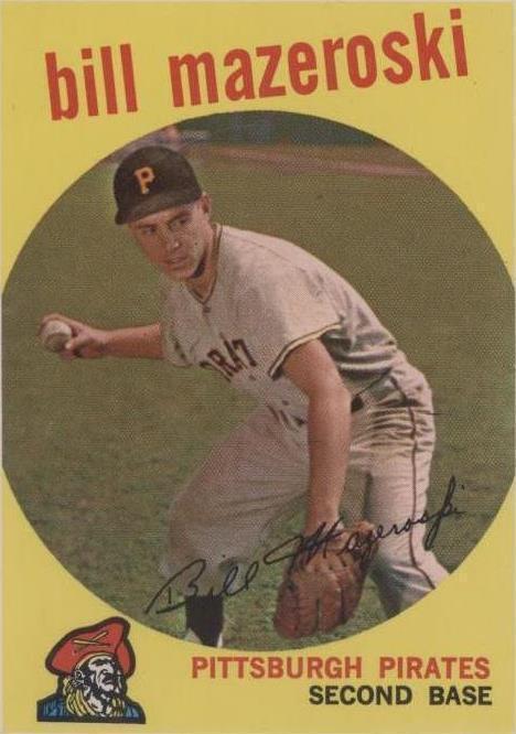 1959 Topps Bill Mazeroski (#415) EX HOFer, Pirates Hero ^GRUMPYBUCK^