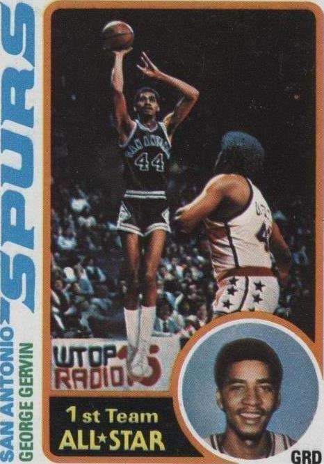 1978–79 Topps George Gervin (#20) EX HOFer, Scoring Machine ^GRUMPYBUCK^