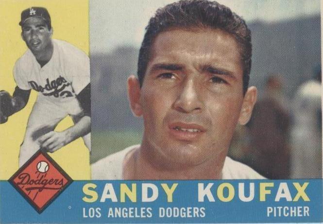 1960 Topps Sandy Koufax (#343) EX HOFer, Dodgers Ace ^GRUMPYBUCK^